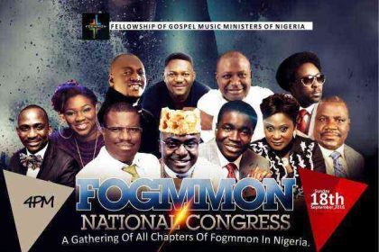 Fogmmon Plans The Biggest Gathering Of Music Ministers In Abuja